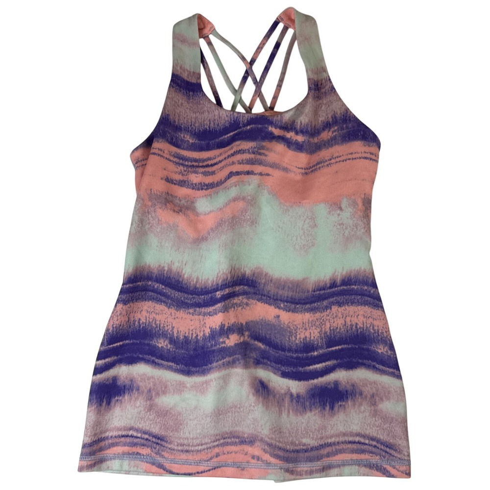 Ivivva Athletica Tank‎ Top Criss Cross Back Activewear Athletic Top Size 12